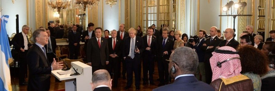 Macri dio la bienvenida a cancilleres del G20 y pidió avanzar con «definiciones precisas»