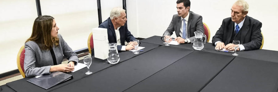 Urtubey se reunió con el presidente ejecutivo del Fondo Financiero para el Desarrollo de la Cuenca del Plata