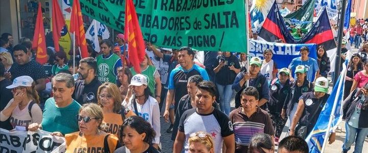 Paro Nacional en Salta: En las calles del centro se medirá el pulso de la medida de fuerza