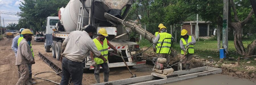 Continúan las obras de pavimento en la ciudad