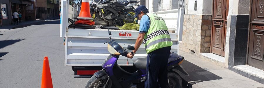 Intensos operativos: controlaron 120 motos, secuestraron 17 y labraron 19 actas de infracción