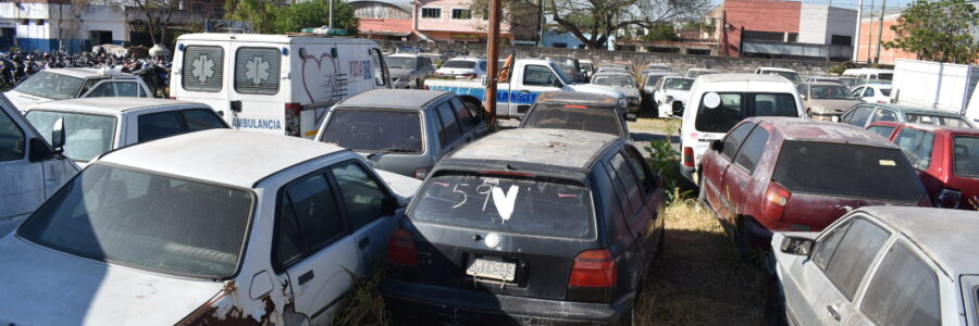 La Municipalidad declaró abandonados autos y motos del canchón y prepara un remate para marzo