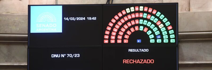 Un revés que expuso descoordinación entre el Senado y la Casa Rosada y profundiza la estrategia de confrontación