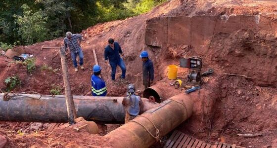 Aguas del Norte habilitó una nueva toma para mejorar el servicio de agua potable en el departamento San Martín