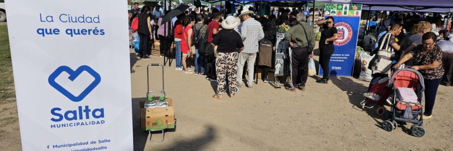 Cada vez más productores se suman a “El mercado en tu barrio”