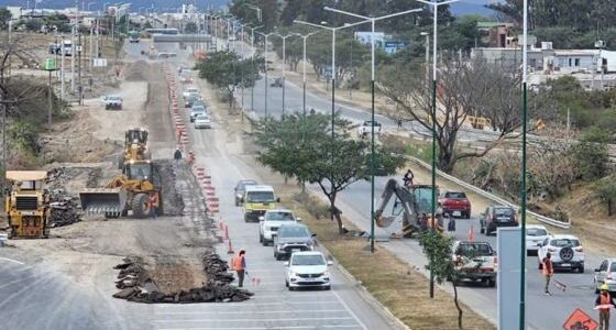 Intensifican los trabajos de repavimentación en la ruta provincial 28