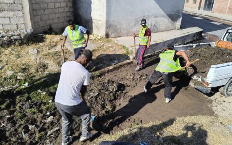 El municipio avanza con la limpieza del canal Tinkunaku