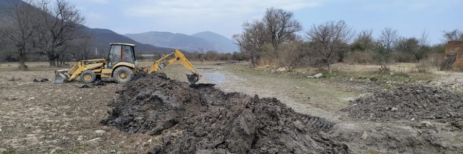 Avanzan las obras de acondicionamiento en el canal San Alfonso