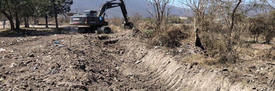 Comenzó el acondicionamiento del canal pluvial 115 en zona sudeste