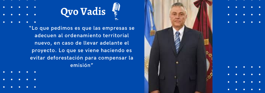 Alejandro Aldazabal – Secretario de Ambiente y Desarrollo Sustentable de la Provincia