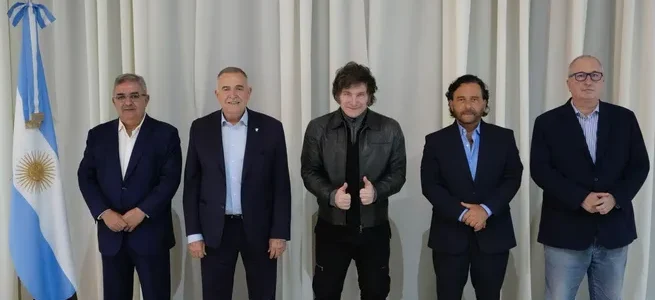 Javier Milei recibió a los gobernadores peronistas dialoguistas