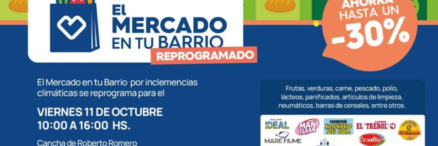 Se realizará una nueva edición de “El mercado en tu barrio” en zona oeste