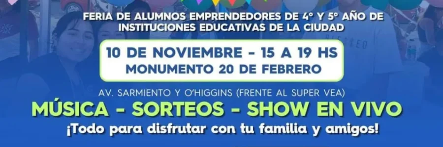 Estudiantes de 4º y 5º año realizan este domingo la feria de “La 24 emprende”