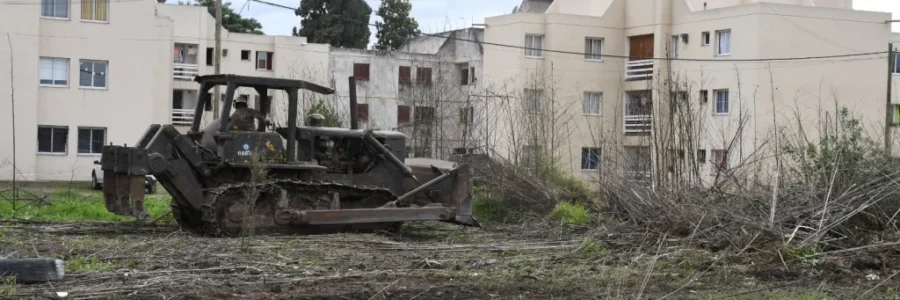 La Municipalidad acondiciona un baldío en mal estado en barrio San Calixto