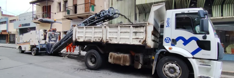 Verano en Obra: Realizan fresado para la repavimentación de calle Ituzaingó