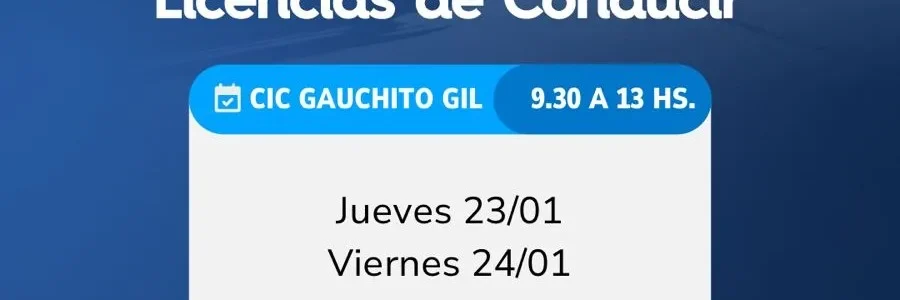 El Móvil de Licencias brinda atención esta semana en el CIC de Gauchito Gil