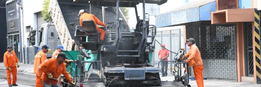 Verano en Obra: colocaron el nuevo pavimento en la calle Ituzaingó