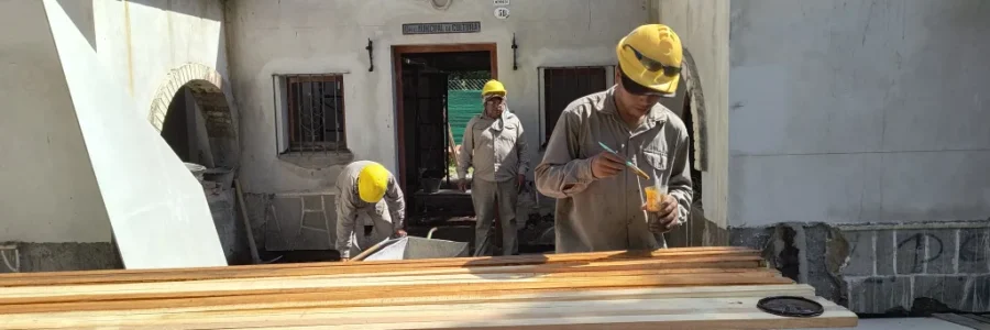 Continúan las obras en la Casita de los Niños