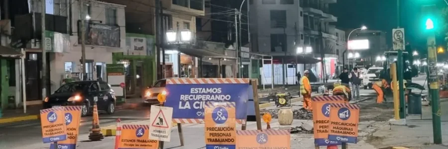 Hoy desde las 10 hs habrá corte total de tránsito por obras en la avenida Entre Ríos