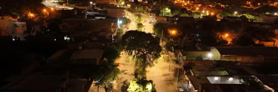 Colocaron nuevas luces LED en la avenida Zacarías Yanci